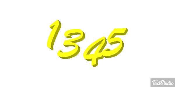 1345 Text effect