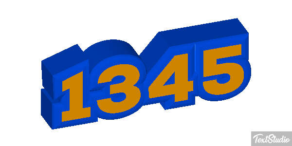 1345 Text effect