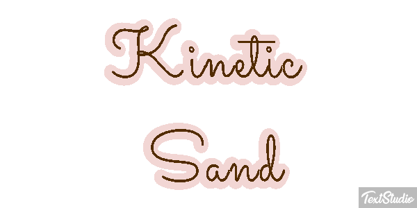 Kinetic Sand Metin efekti