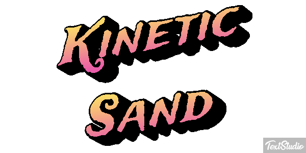 Kinetic Sand Metin efekti