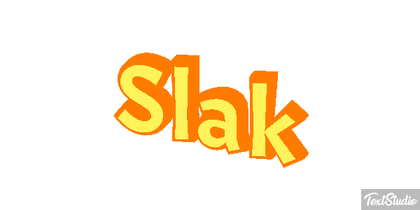 Slak Tekst effect