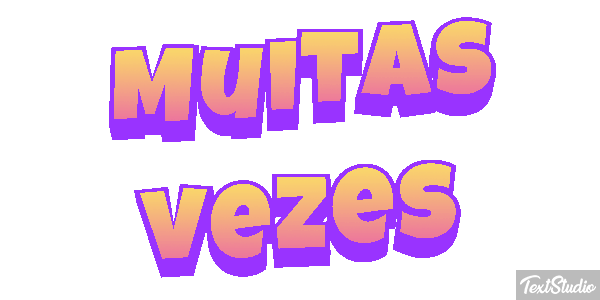 Muitas vezes Efeito do texto