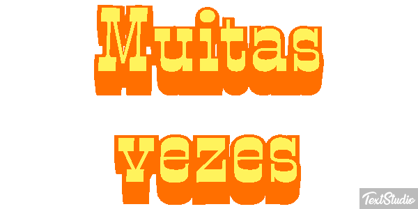 Muitas vezes Efeito do texto