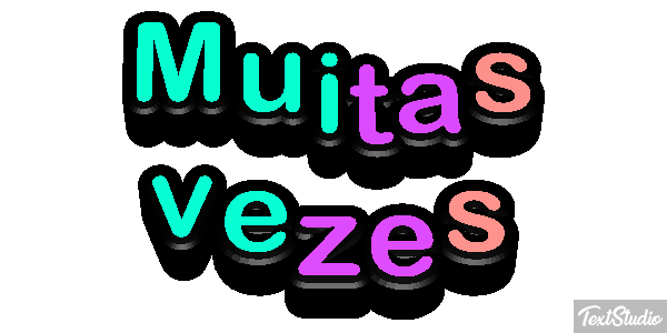 Muitas vezes Efeito do texto