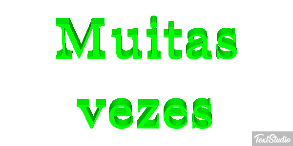 Muitas vezes Efeito do texto
