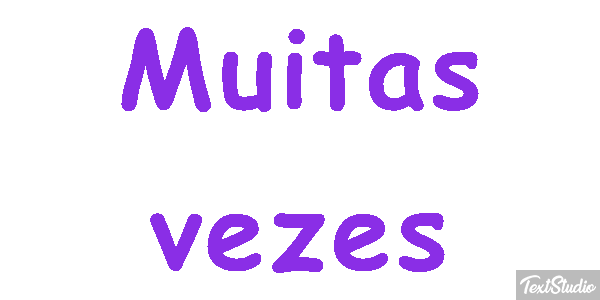 Muitas vezes Efeito do texto