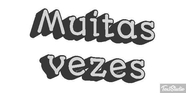 Muitas vezes Efeito do texto