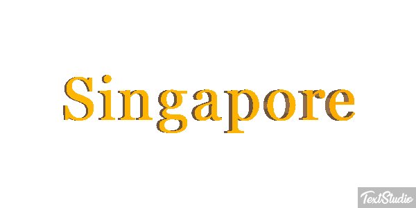 Singapore Text effect