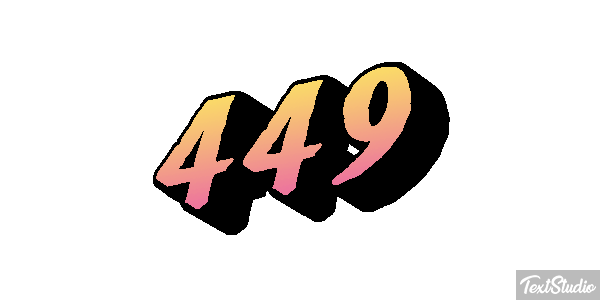 449 Texteffekt