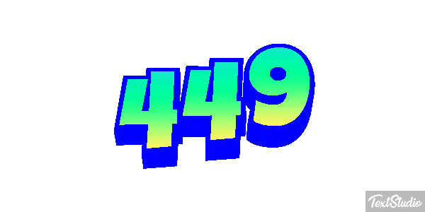 449 Texteffekt
