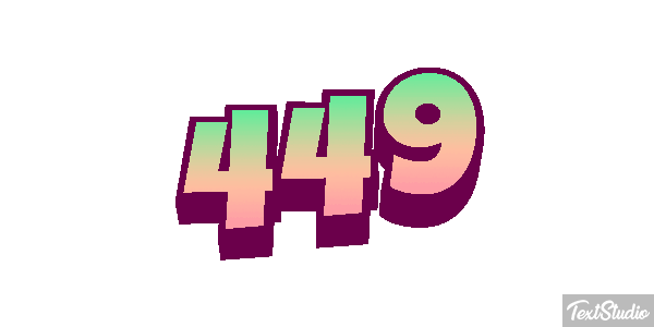 449 Texteffekt