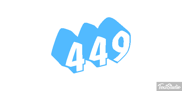 449 Texteffekt