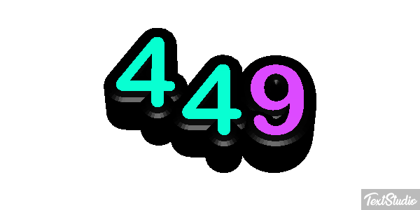 449 Texteffekt