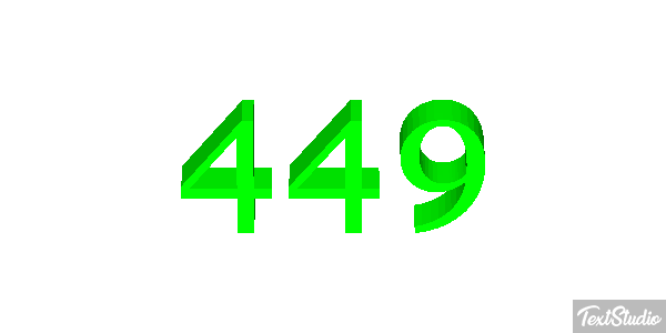 449 Texteffekt