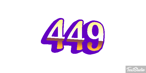 449 Texteffekt