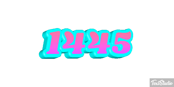 1445 Text effect