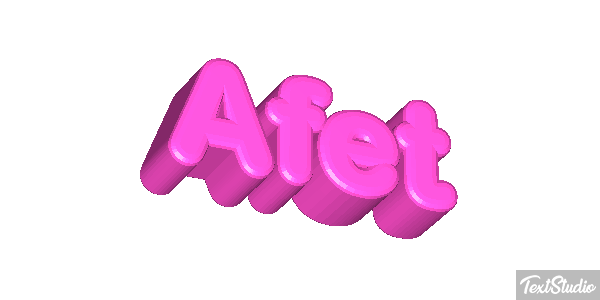 Afet Texteffekt