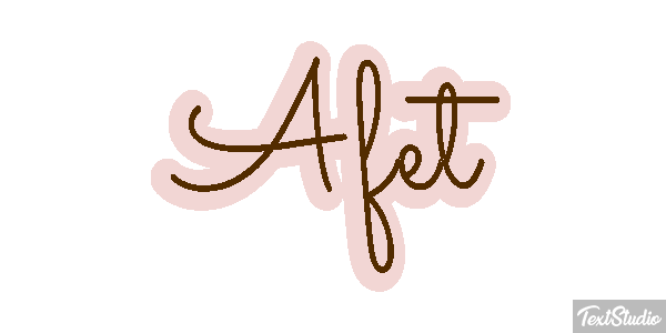 Afet Texteffekt