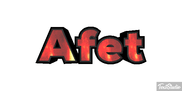 Afet Texteffekt