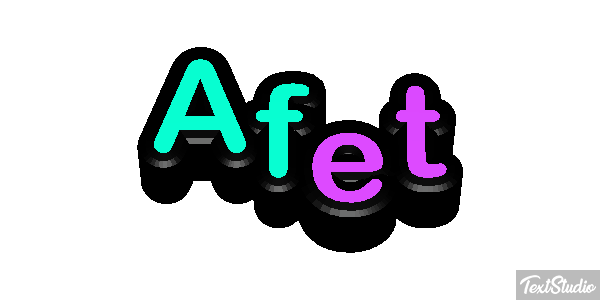 Afet Texteffekt