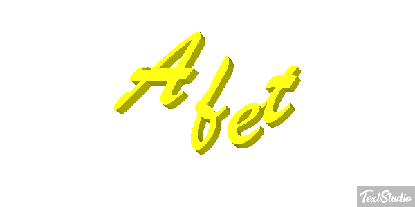 Afet Texteffekt