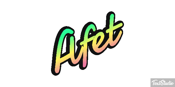 Afet Texteffekt