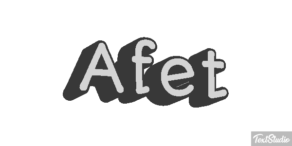 Afet Texteffekt