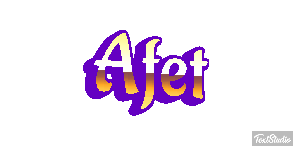 Afet Texteffekt