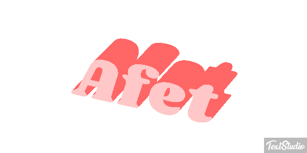Afet Texteffekt