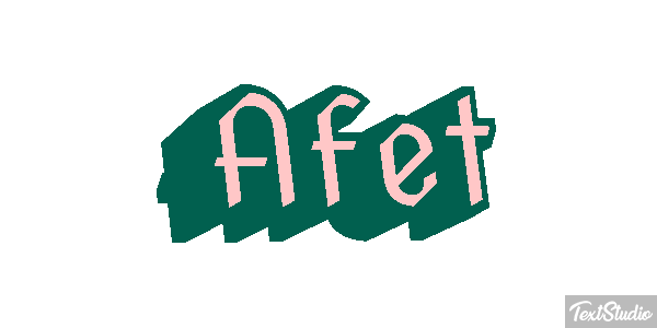 Afet Texteffekt
