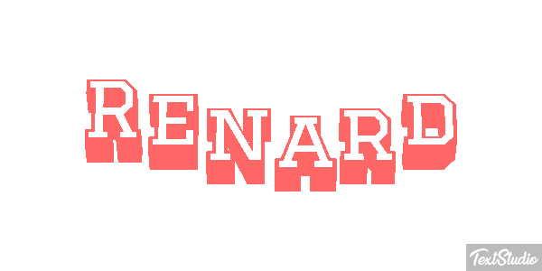 Renard Tekst effect