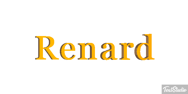 Renard Tekst effect