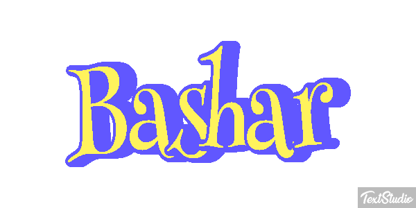 Bashar Текстовый эффект