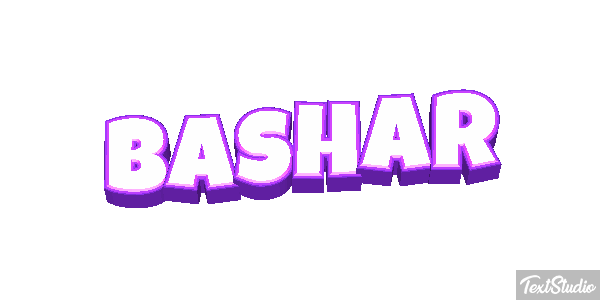 Bashar Текстовый эффект