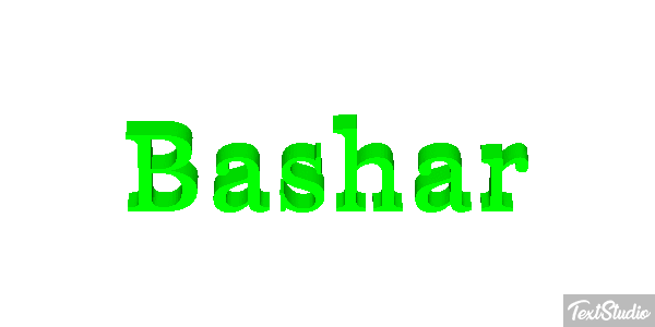 Bashar Текстовый эффект