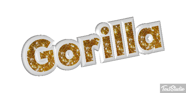 Gorilla Effet de texte