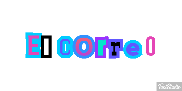 El Correo テキスト効果