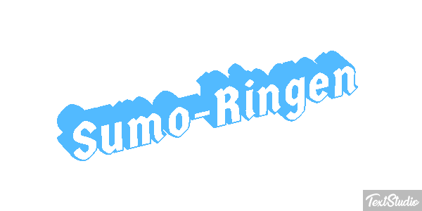 Sumo-Ringen Tekst effect