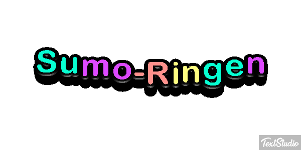 Sumo-Ringen Tekst effect