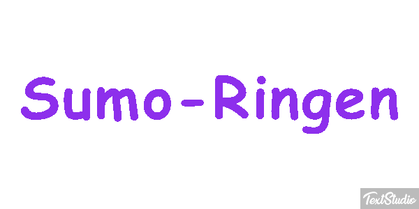Sumo-Ringen Tekst effect