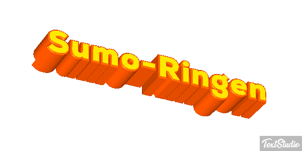 Sumo-Ringen Tekst effect