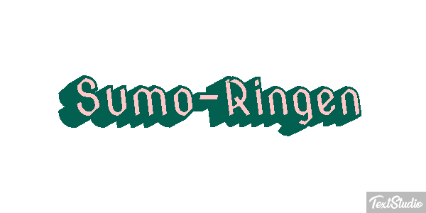 Sumo-Ringen Tekst effect