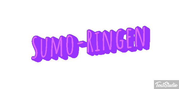 Sumo-Ringen Tekst effect