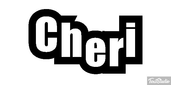 Cheri Tekst effect