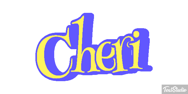 Cheri Tekst effect