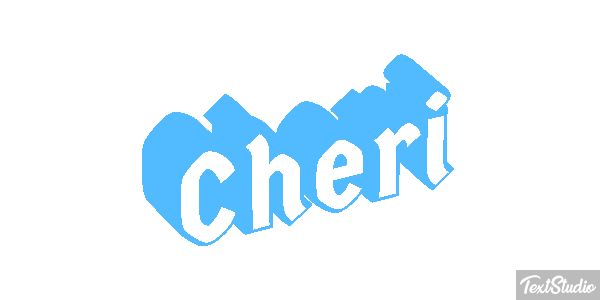 Cheri Tekst effect