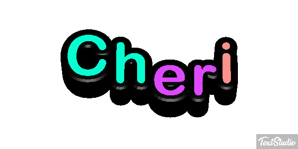 Cheri Tekst effect