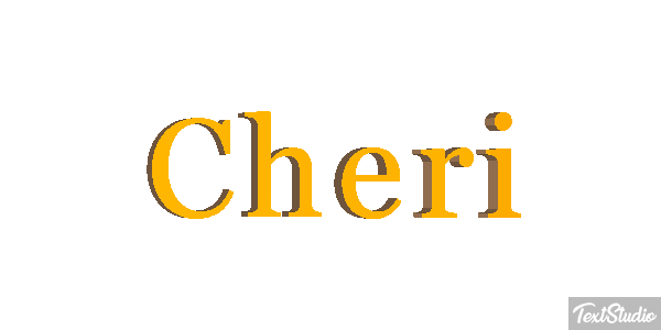 Cheri Tekst effect