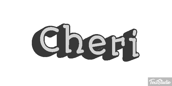 Cheri Tekst effect