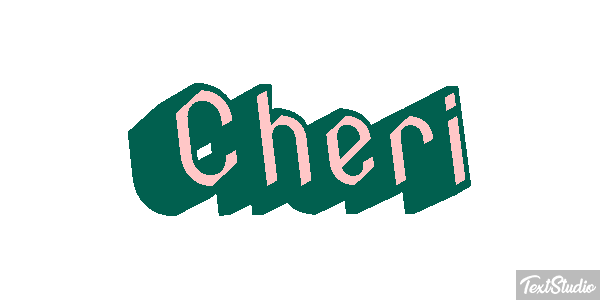 Cheri Tekst effect